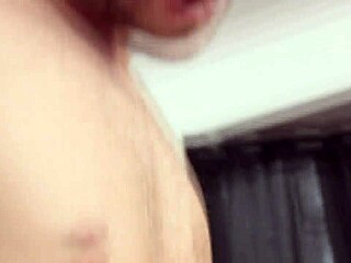 Alyssa Rubs Clit to Climax as Ryan Cums on Her Breasts!