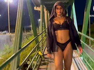 wife enjoys a wild ride outdoors