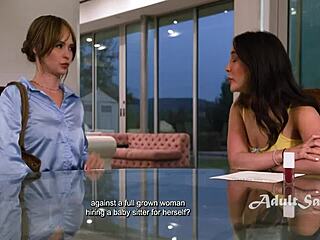 The Brat Who Seduced Her Sitter with Wild Lesbian Action - Jane Wilde Lilly Bell
