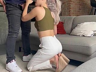 After Two Drinks, My Sister-in-Law Surrenders Her Tight Pussy in the Lobby