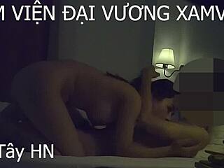 Hot Vietnamese Girl Hanh Tay in Wild Bedroom Action
