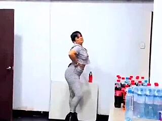 Daniela Darcourt shakes her ass in wild Peruvian action