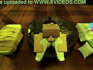 My subscriber begged me to fuck her hard in Roblox condo game. Pov action went deep.