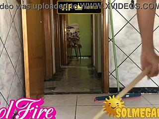 Redhead Maid Sol Megan Fire Teases in Sexy Bedroom Solo Dance