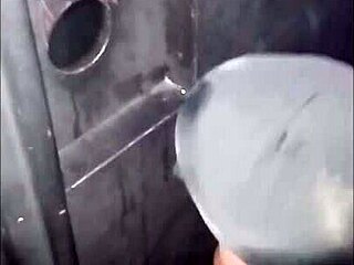 Hey, Check This Wild French Slut at the Glory Hole Session
