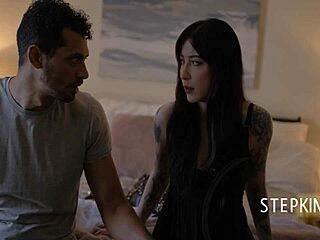 Stepsis Charlotte laments boyfriend's weak bed skills, craves real goth action.