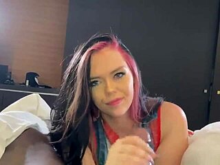 White slut Ryan Smiles sucks monster black dick till facial explosion