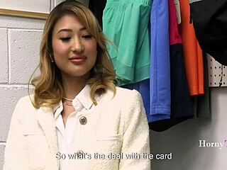 Holy Shit, Rich Girl Mina Luxx Caught Stealing and Punished Hard!