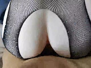 Oh My, I Slowly Slide My Hard Cock into Her Oiled Big Ass with Deep Moans!