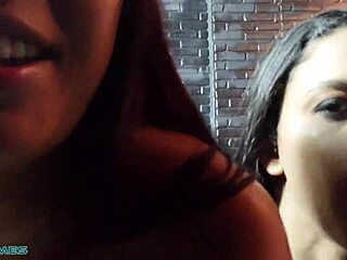 Wow! Crazy Brazilian Lesbians Crave Cock in Wild Interracial Action