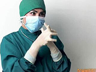 Hey, do you get off on latex gloves in a hospital setting?