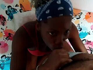 Black Girl Mastermeat1 Gets Wet and Horny from Intense Blowjob Action