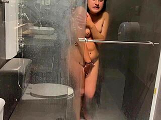 My hot stepsister lets me pound her ass in the shower for cum