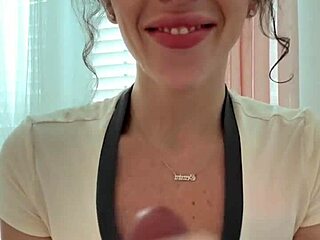 Just giving my boyfriend an ASMR handjob with whispers.