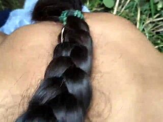 my hot indian girlfriend banged hard in jungle