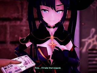 Mona-chan Gets Paid to Deflower a Gross Otaku Virgin