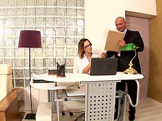 i uh, love how jada stevens as this big ass american secretary gets deepthroat and assfucked in europe... so hot