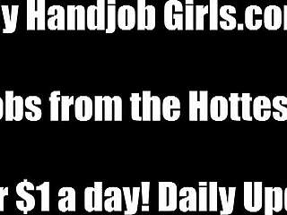 My new maid drains my balls with her handjob instructions.