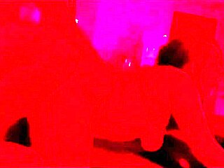 Safada Hints at Wild Orgy with Four Friends under Red Light and Funk Music