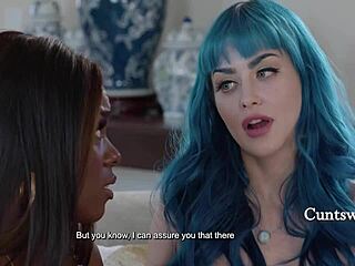 Jewelz Blu and Ana Foxx face seduction in lesbian squirting rimjob orgasm gone wrong