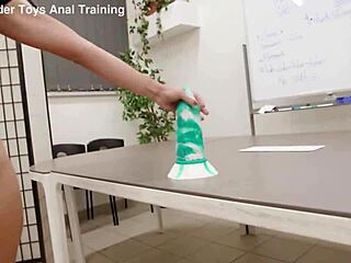 Lady Ana Tests Handmade Impaler Size L with Extra Anal Fisting Action!