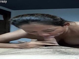 Hey, this mature Venezuelan wife gives me an extreme blowjob with massage 😈