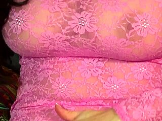 Busty Brunette Fingers Pussy Hard On Sofa In Heels