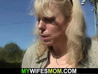 He Caught Banging Busty Blonde Girlfriend Outdoors