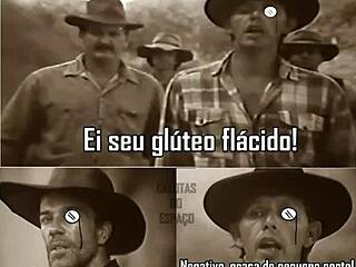 Rough brazilian fuck in retro 1986 film