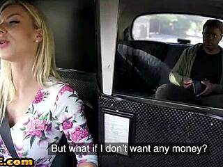 Big-Boob Euro Cabbie Sucks After Wild Cowgirl Ride