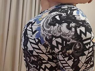 Shaking It Boldly in Gym Gear