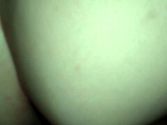 in this amateur pov, she bends over for intense doggystyle action.