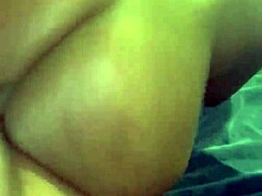 Ebony bent over in doggystyle cumshot