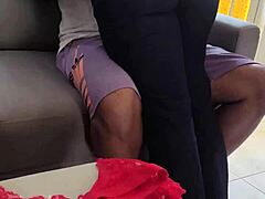 old cuckold watches wife get fucked doggystyle