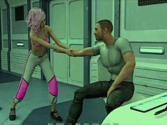 I bend over for monster cock in spacetime game