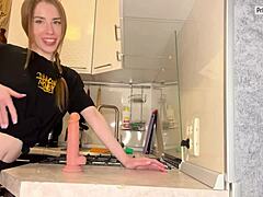 I tore my panties for easier masturbation and blowjob