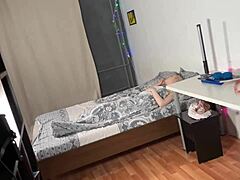 since my fuck buddy's parents are away, we fuck hard