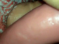 He reaches climax in a solo session, enjoying the moment alone.