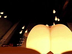 Fucking candy in her cosplay bunny outfit