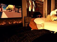 Fucking candy in her cosplay bunny outfit