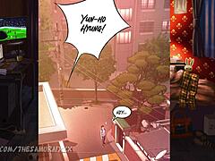 Loser fucks hot teen friend and cums inside shaved pussy in hood episode 1