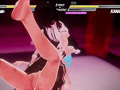 Who will win this lesbian anal battle?