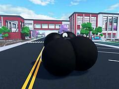 My thicc avatar shakes big ass while dancing for you