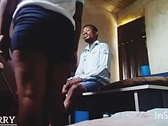 Tahiru, my neighbor, finally gets to taste my pussy today.