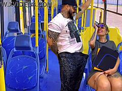 Neighbor Nympho Sucks Dick On Public Bus