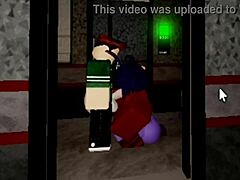 Two FNAF Roblox Sluts Get Fucked in Various Positions