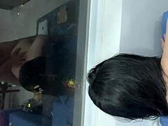 White-Skinned Girl Bent Over For Doggy In Public Park