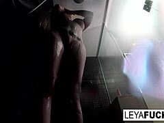 Leya Falcon Showers Off After Dirty Fucking!