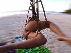Shibari Master Episode 2 Brunette In Coconut Tree