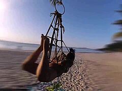 Shibari Master Episode 2 Brunette In Coconut Tree
